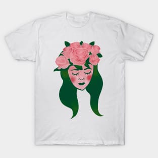 Flower Girl - Roses T-Shirt